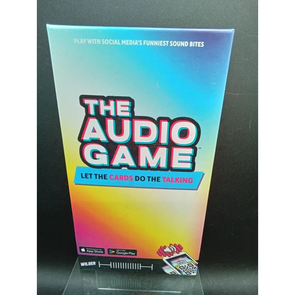 The Audio Game  Social Medias Funniest Sound Bites  450 Cards  For Ages 17+  By